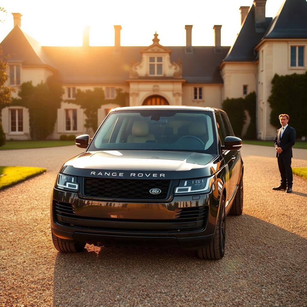 Range Rover Autobiography at a Loire Valley château
