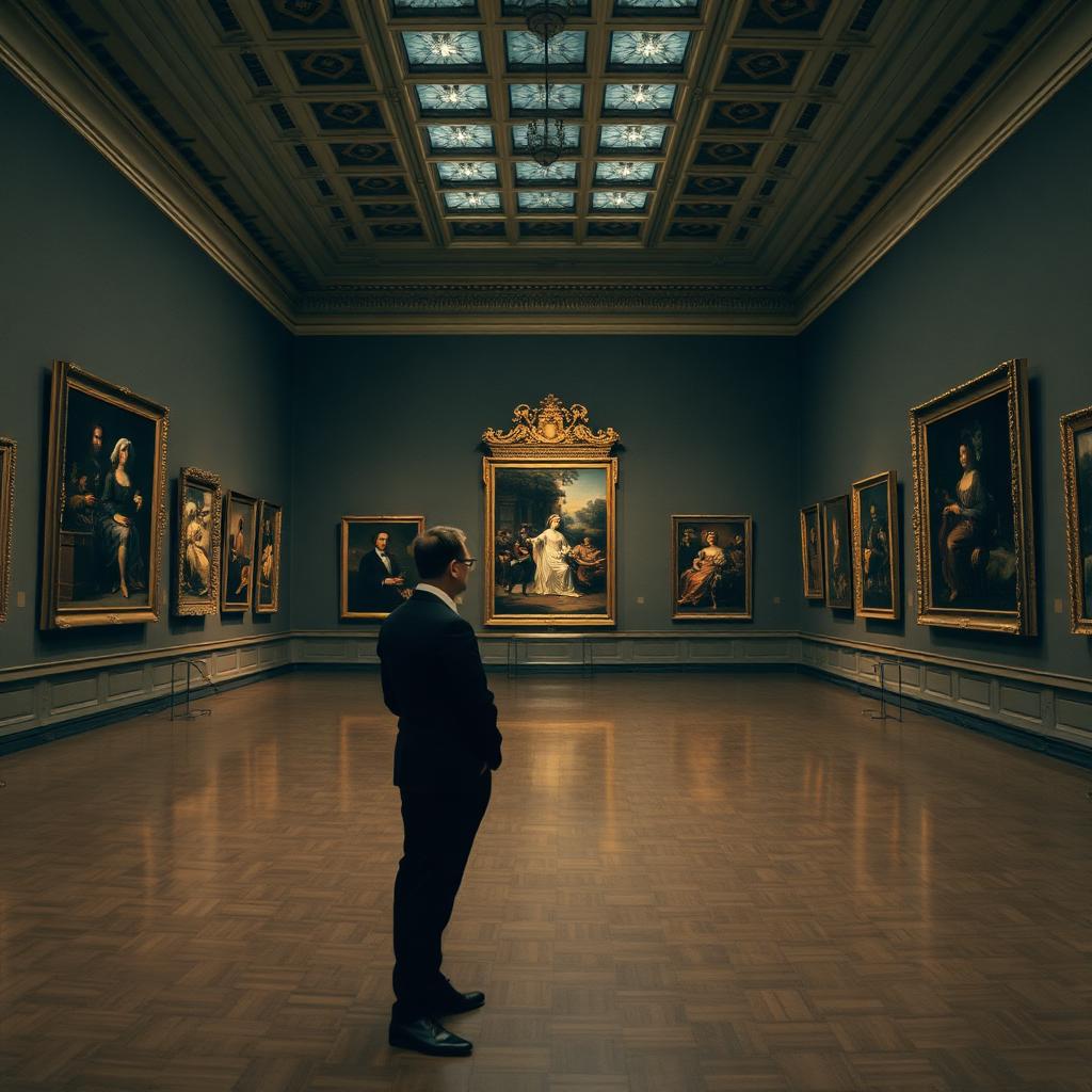 Private after-hours viewing at the Louvre